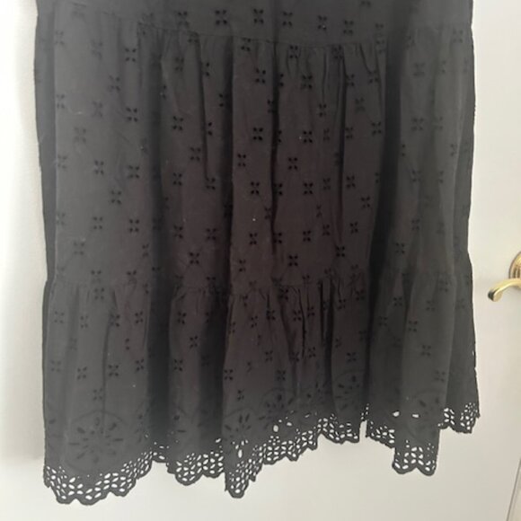 LOFT Eyelet Swing Dress L - Picture 5 of 9
